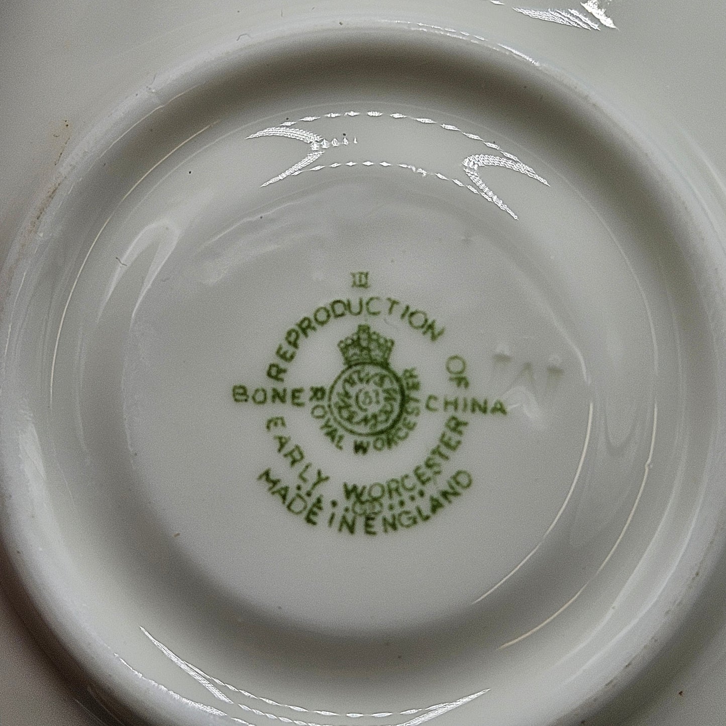 Royal Worcester Bone China "Mansfield" Miniature Cup and Saucer