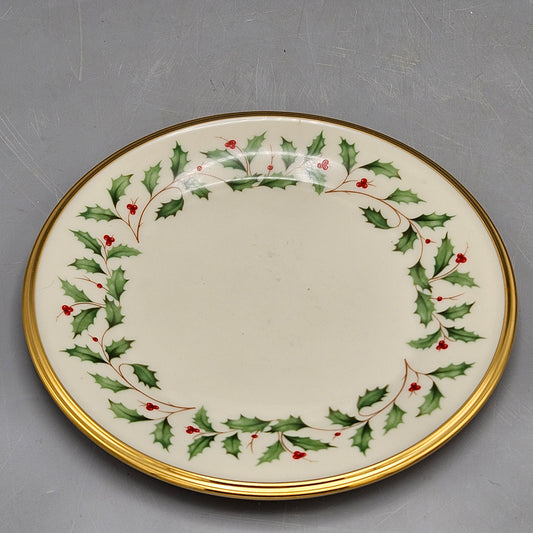 Lenox China Christmas Holly Bread & Butter Plate