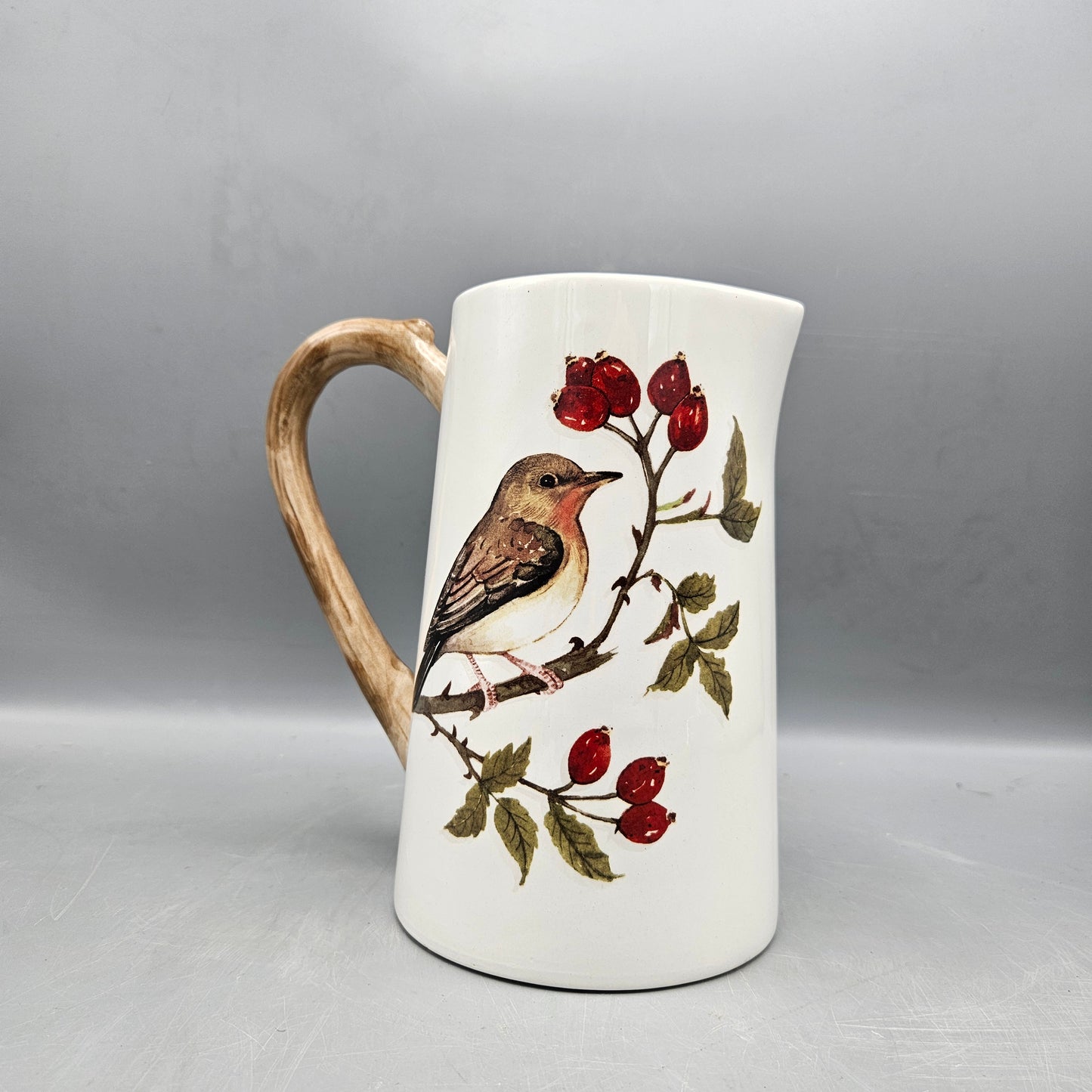 Mark Roberts Ceramic Pitcher with Bird