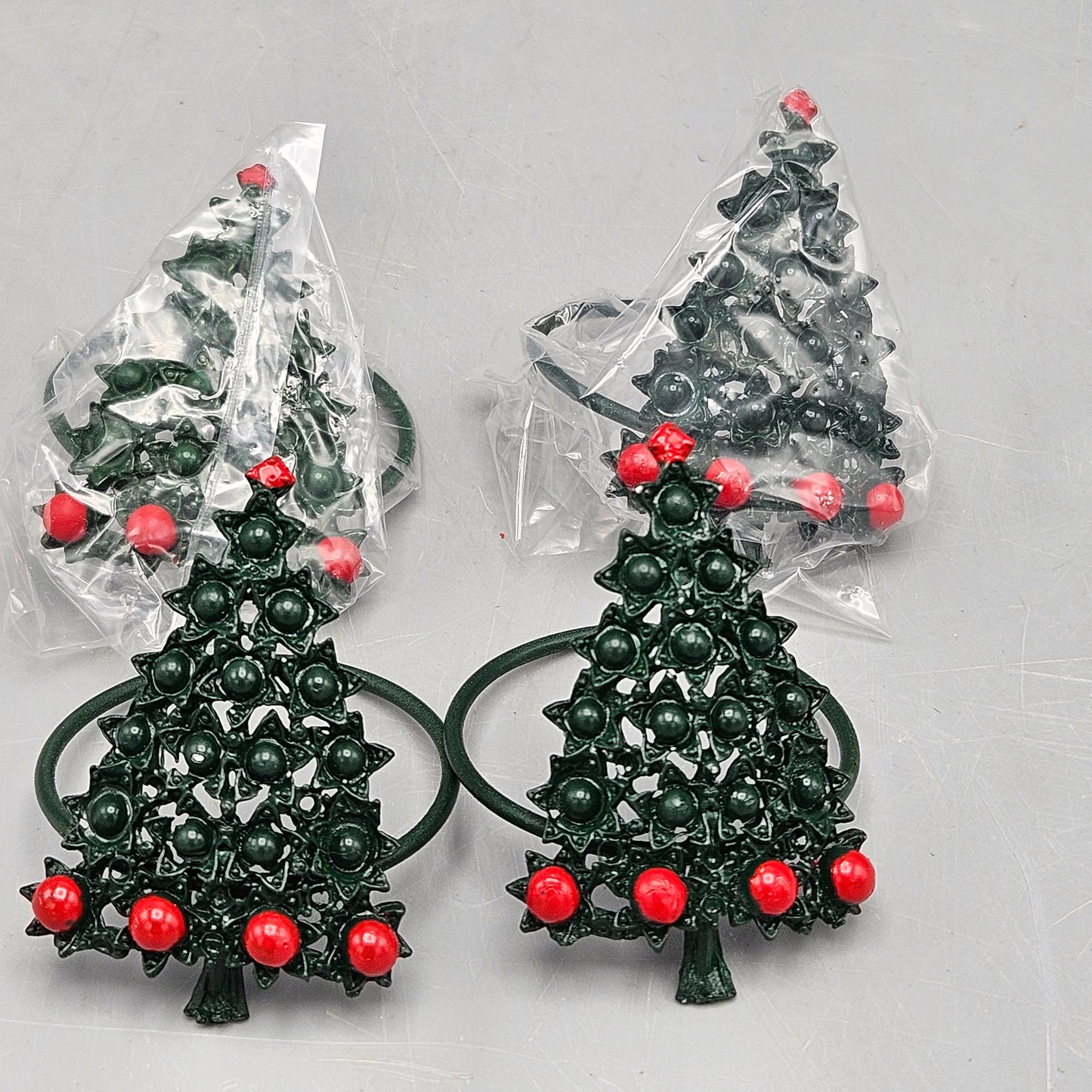 Christmas Tree Napkin Rings - Set of Four