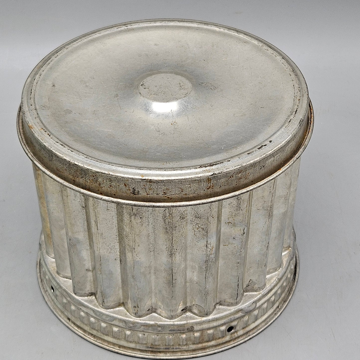 Antique Tinned Plum Pudding Mold