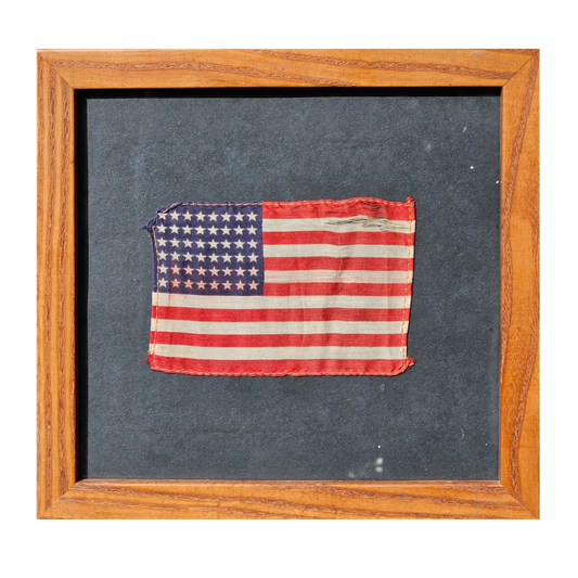 Vintage Framed 48 Star American Flag