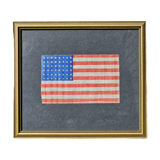 Framed 48 Star American Flag