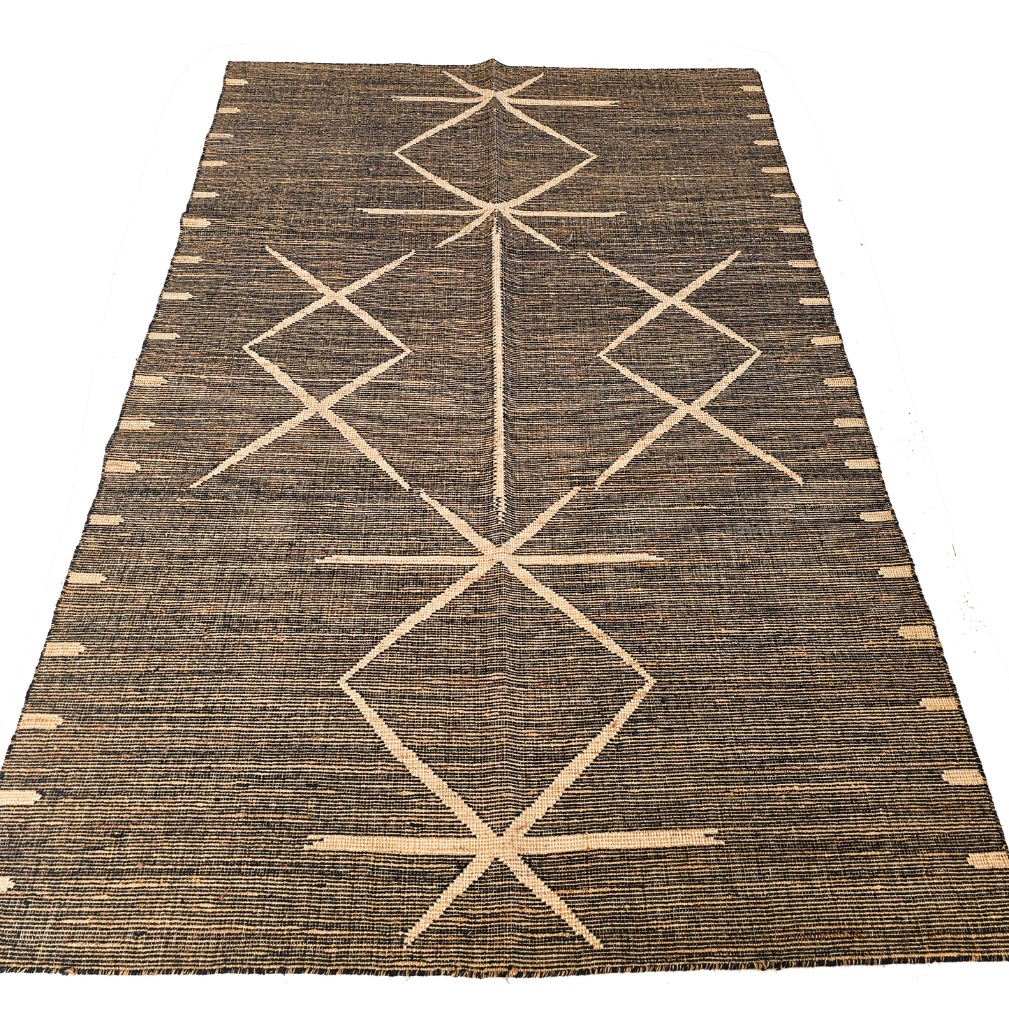 100% Wool Hand Knotted Flat Weave Kilim Rug ~ 6' x 9' 2"