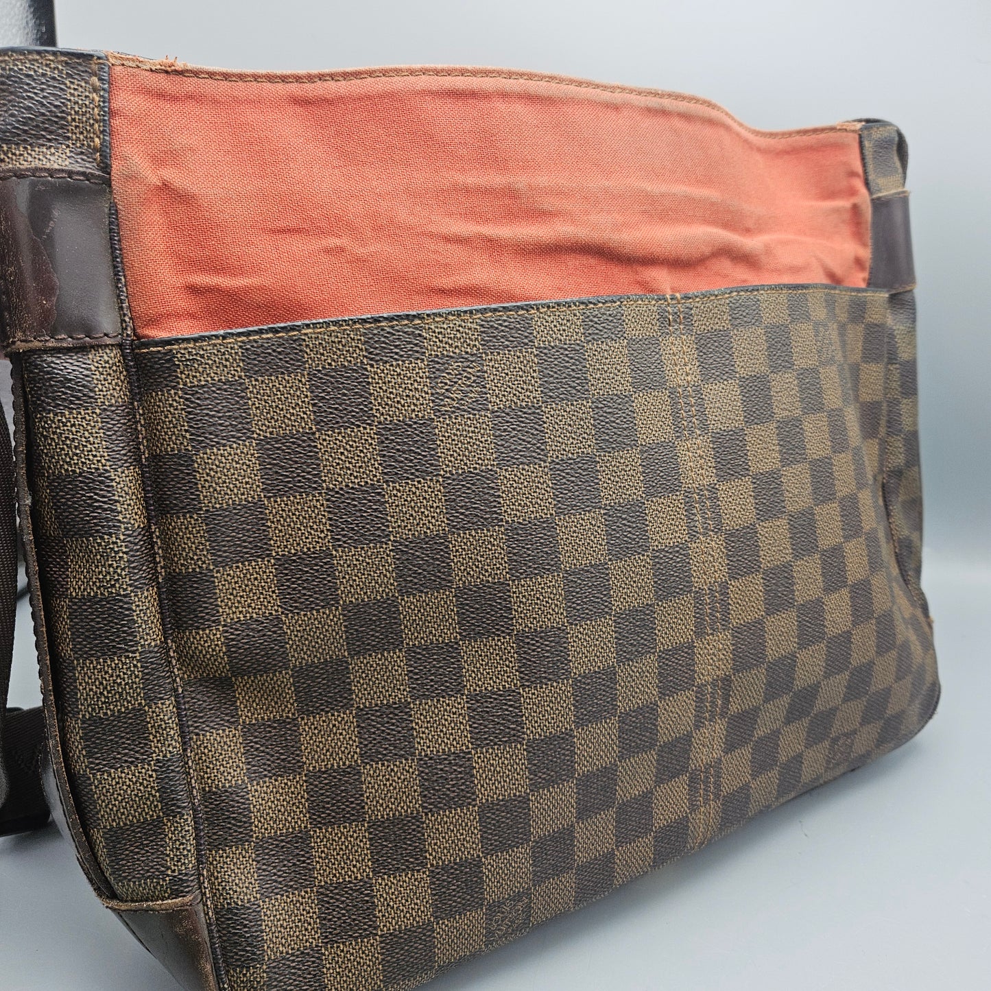 Louis Vuitton Bastille Damier Crossbody Bag Canvas Ebene Brown