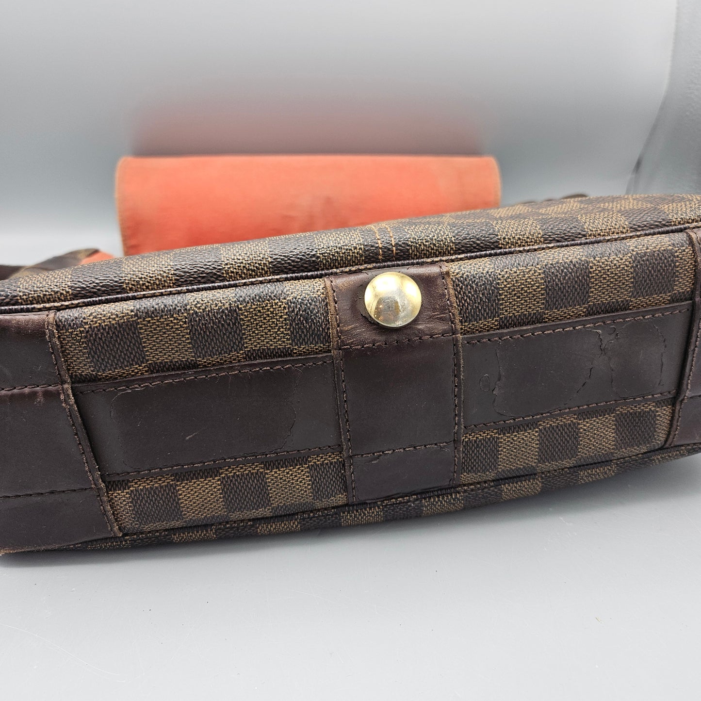 Louis Vuitton Bastille Damier Crossbody Bag Canvas Ebene Brown