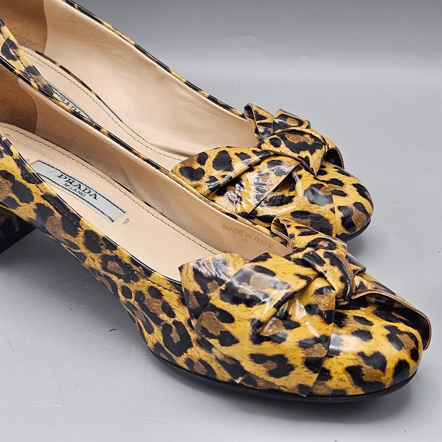 Prada Leopard Print Shoes Size 35 1/2 (US 5)