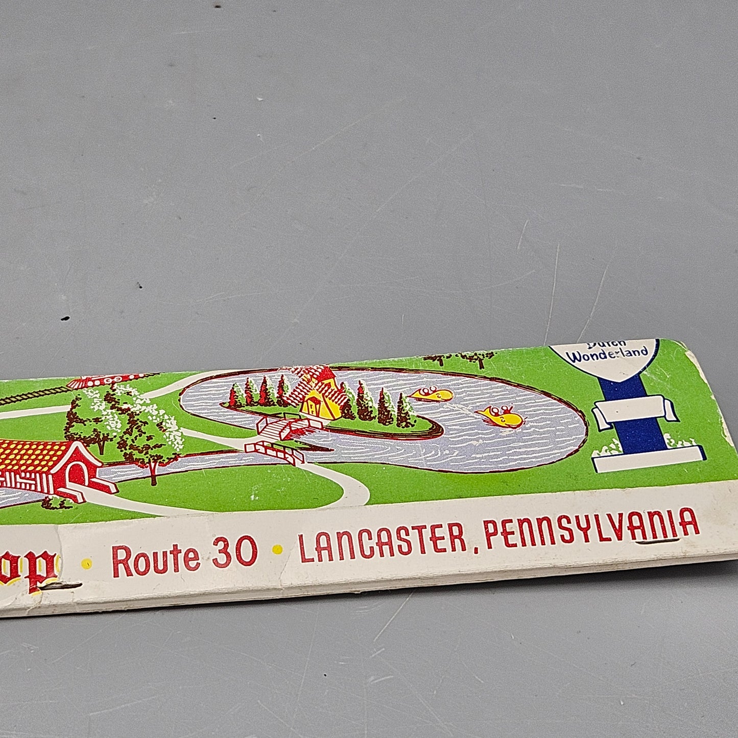 Vintage Dutch Wonderland Match Book Matchbook Souvenir  Pennsylvania Amusement Park