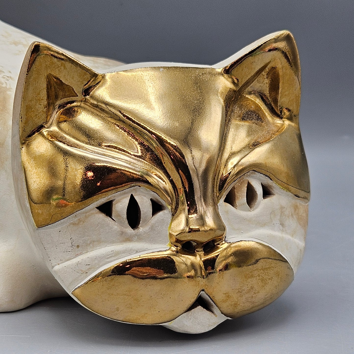 Pauline Pelletier Ceramic Cat Sculpture