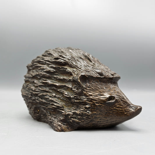 Richard Fisher Bronzed Resin Hedgehog Figure