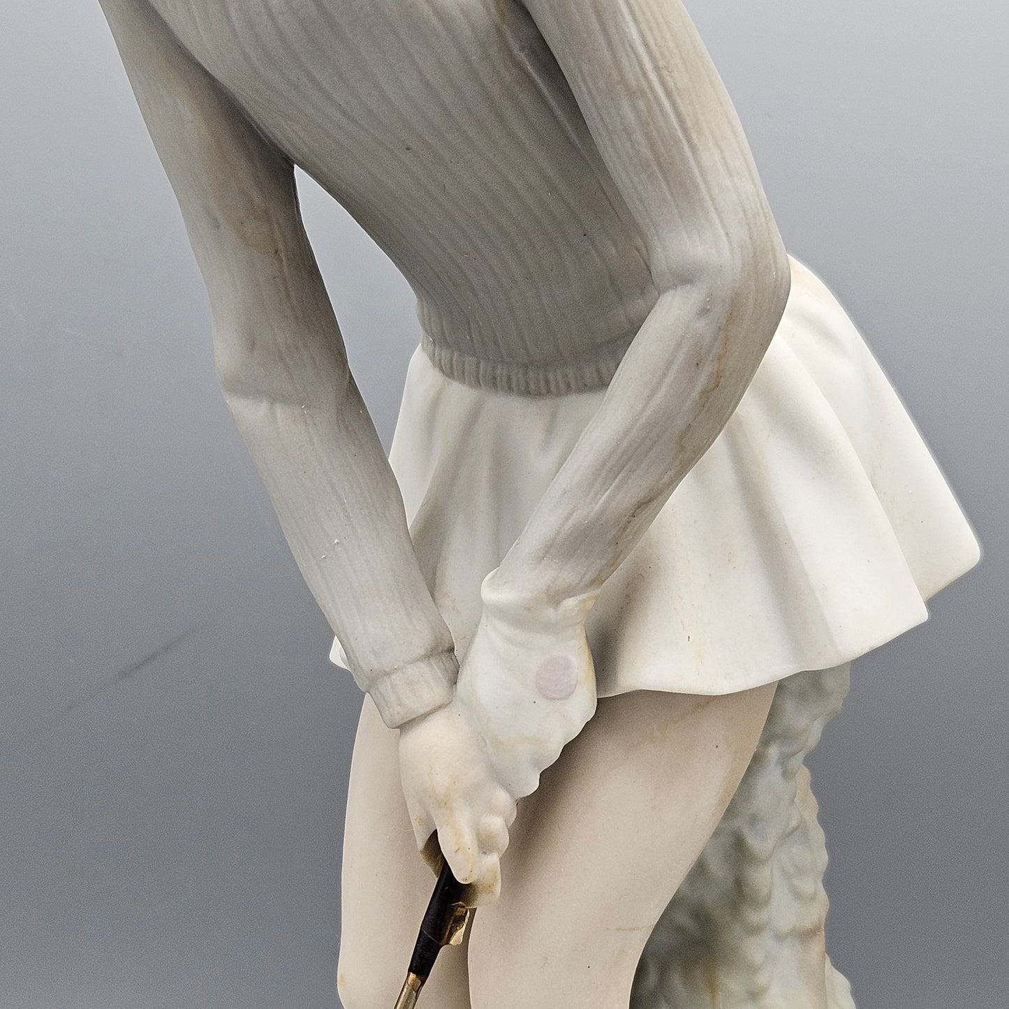 Lladro Porcelain Golf Player (Female) Figurine Matte Finish #4851