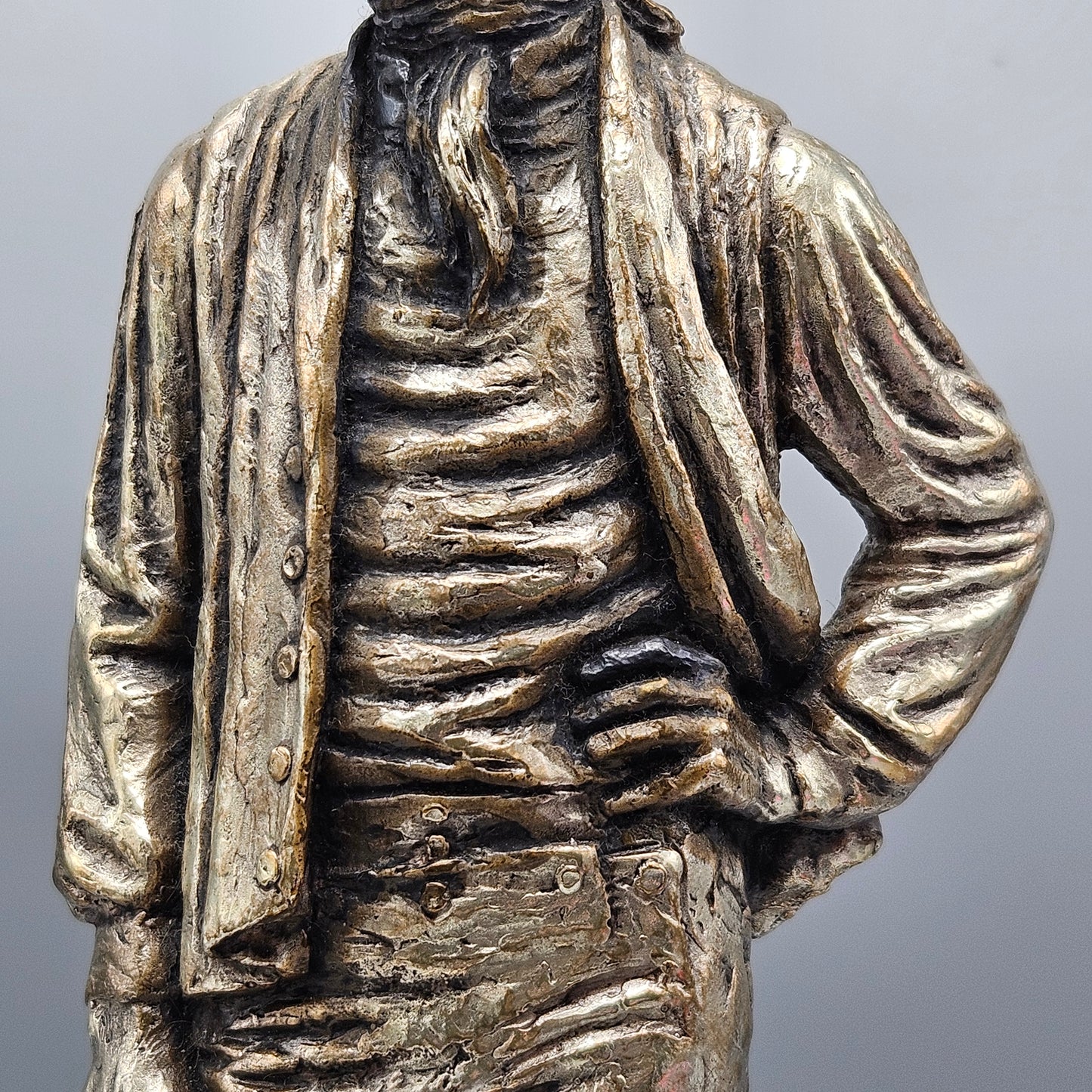 Thomas Jefferson Pewter Statue