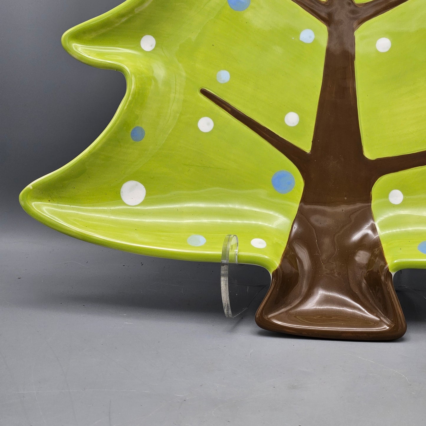 Vintage 2008 Target Holiday Tree Shaped Serving Platter