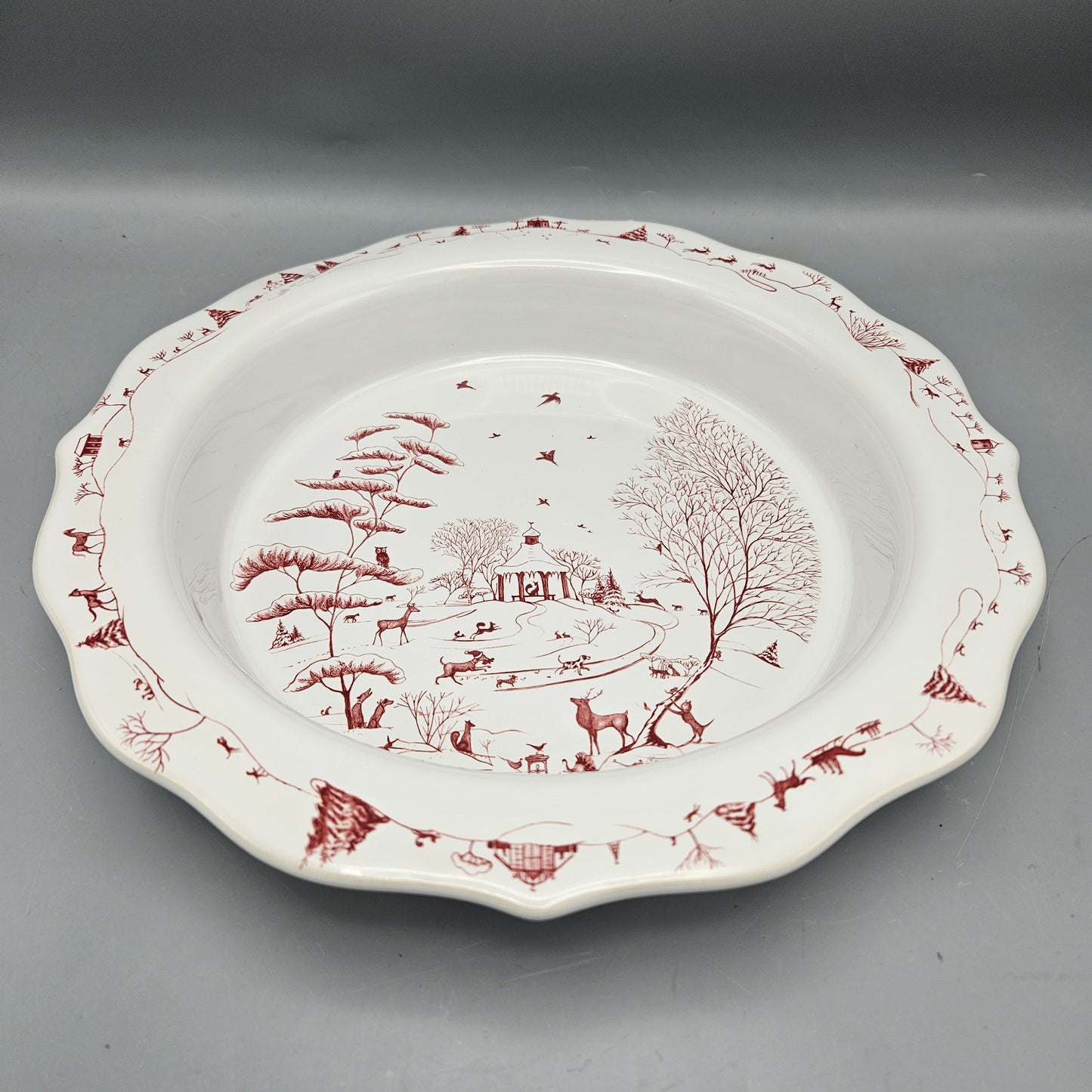 Juliska Country Estate Winter Frolic Pie Dish