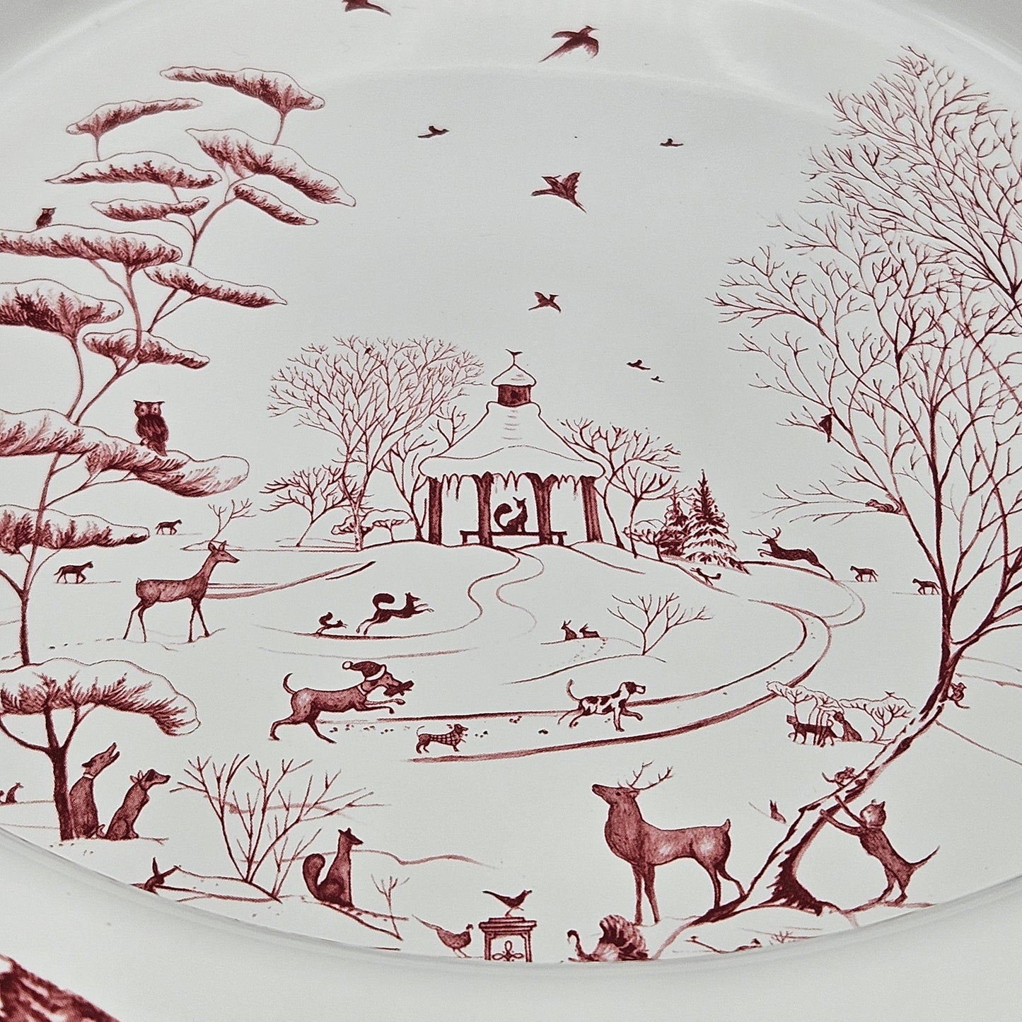 Juliska Country Estate Winter Frolic Pie Dish