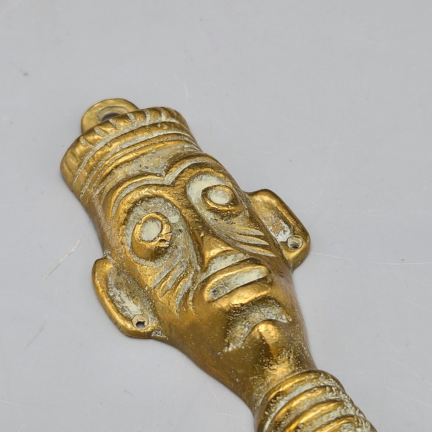 Vintage Brass African Head Bottle Opener