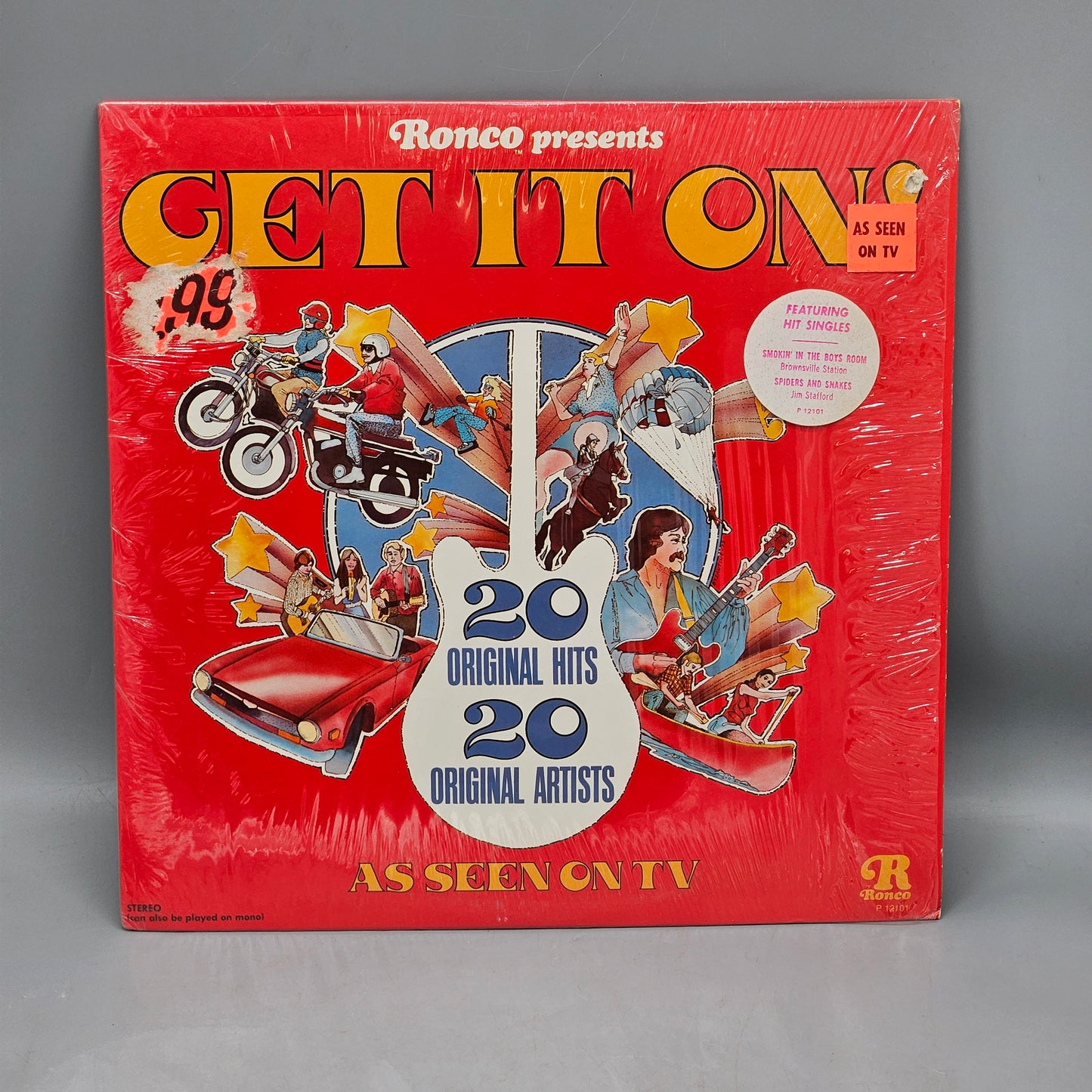 Vintage Vinyl LP - "Get it On" Ronco Complication Album