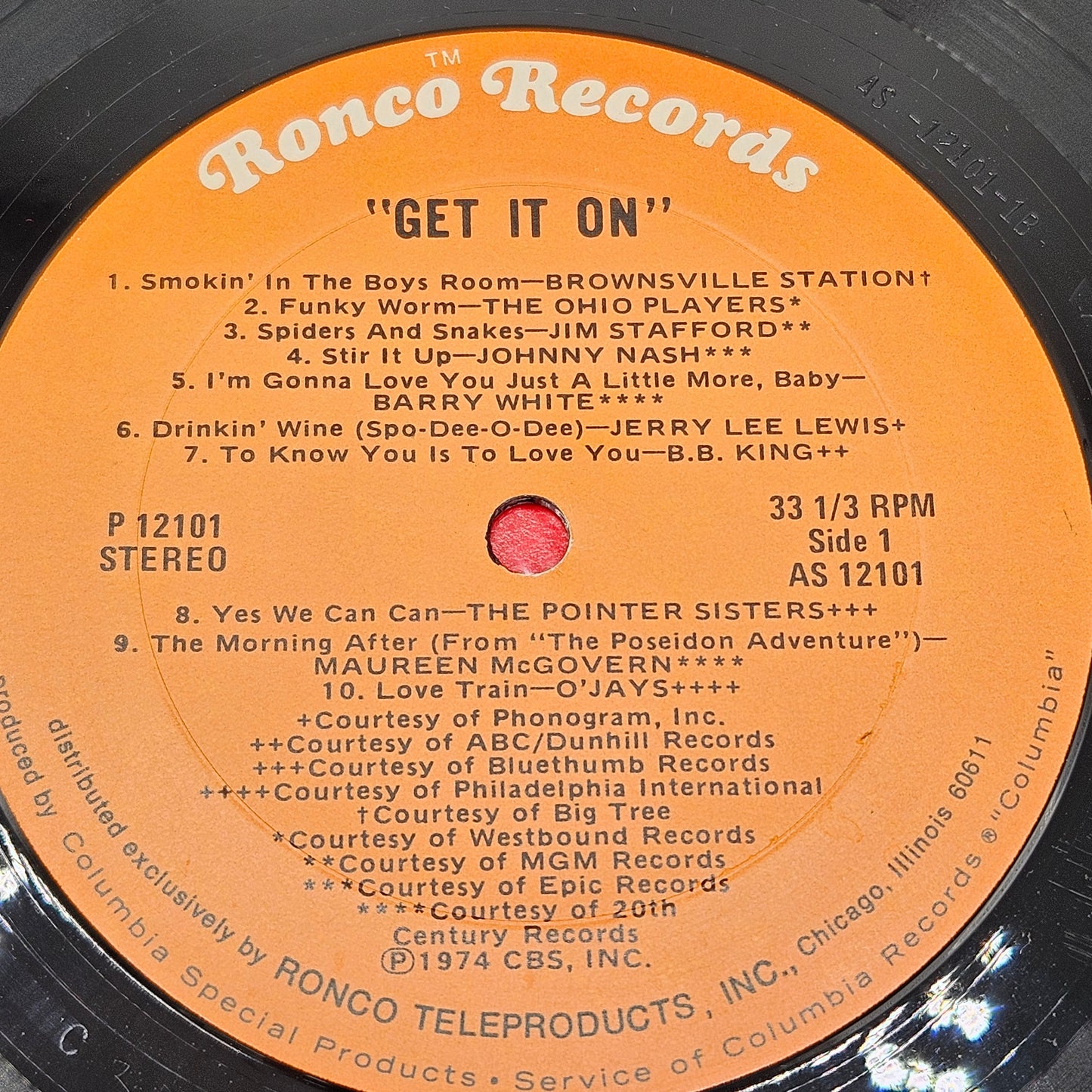 Vintage Vinyl LP - "Get it On" Ronco Complication Album