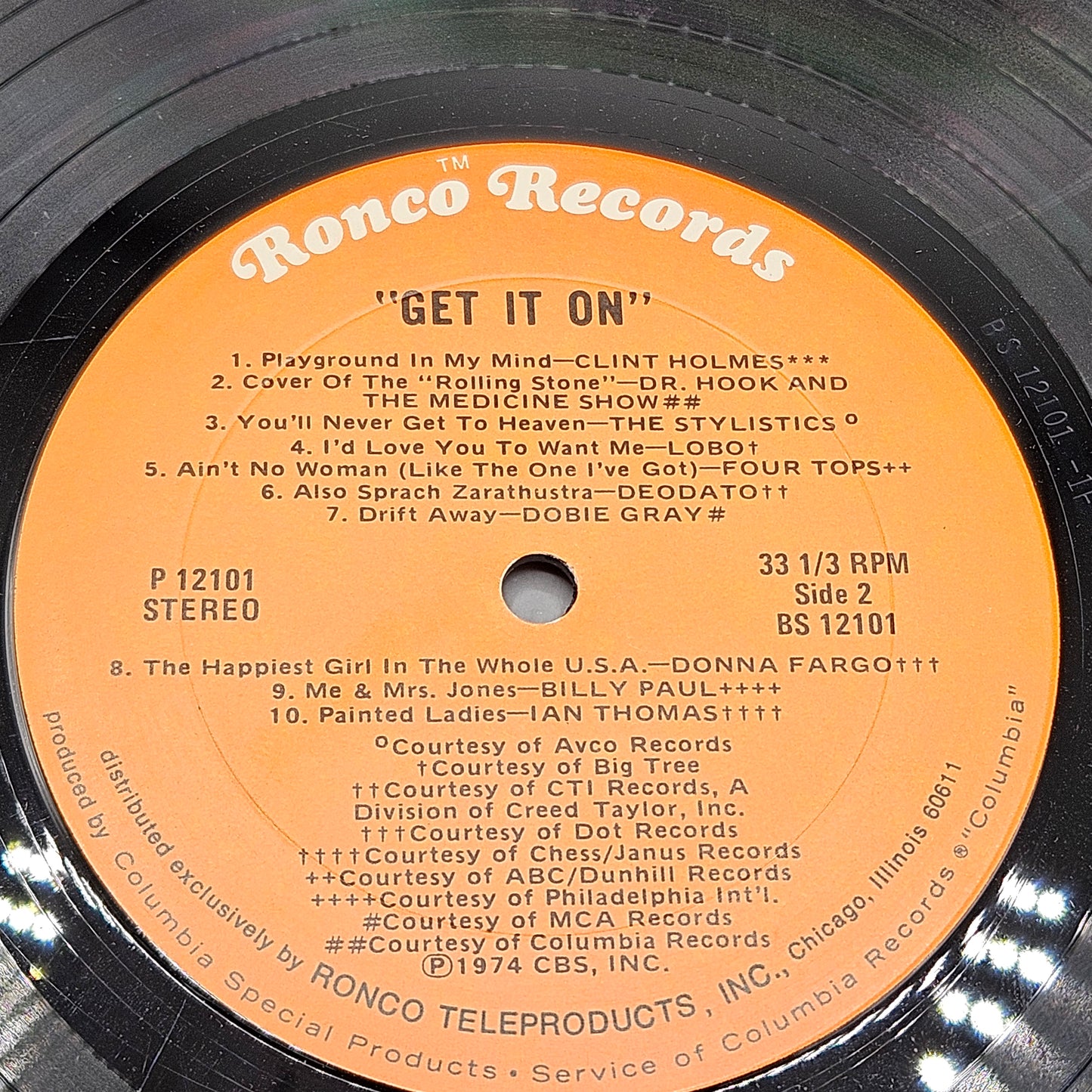 Vintage Vinyl LP - "Get it On" Ronco Complication Album