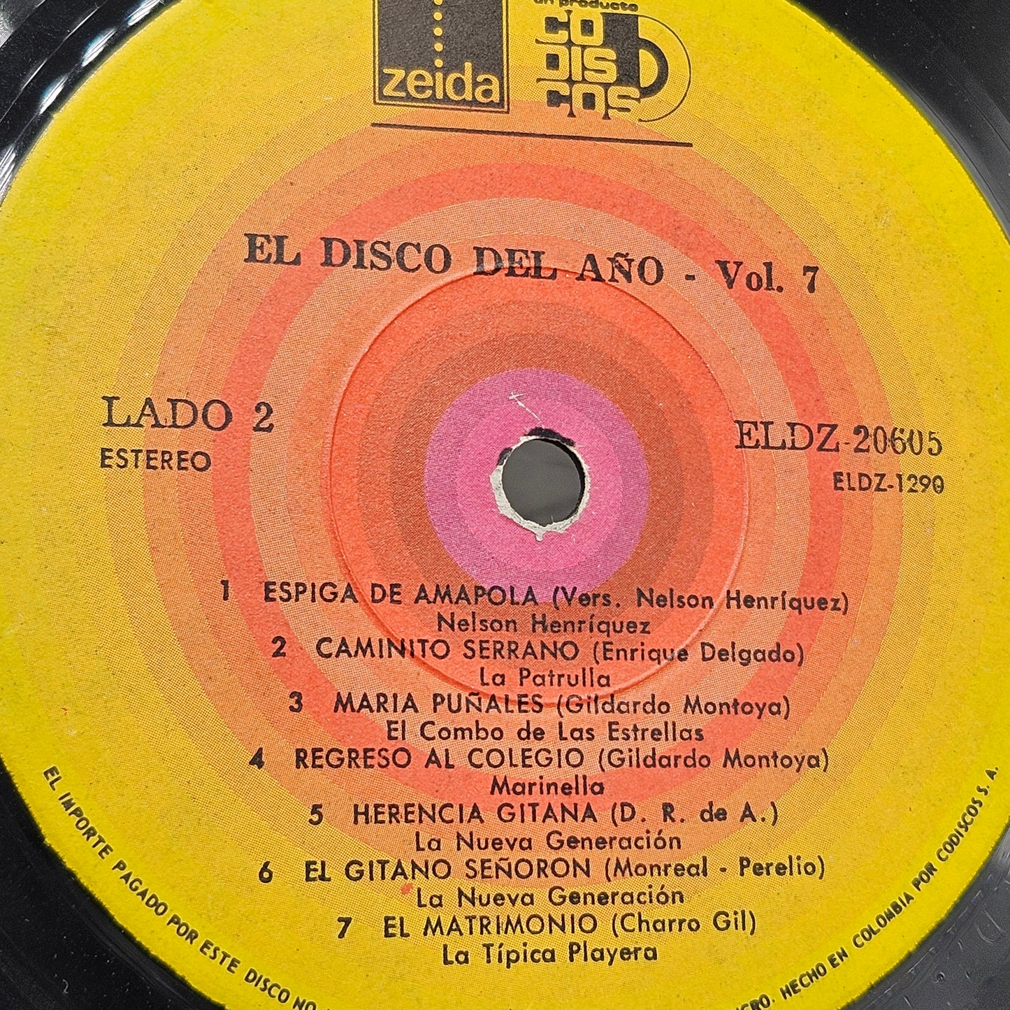 Vintage Vinyl LP - El Disco del Anno Vol 7