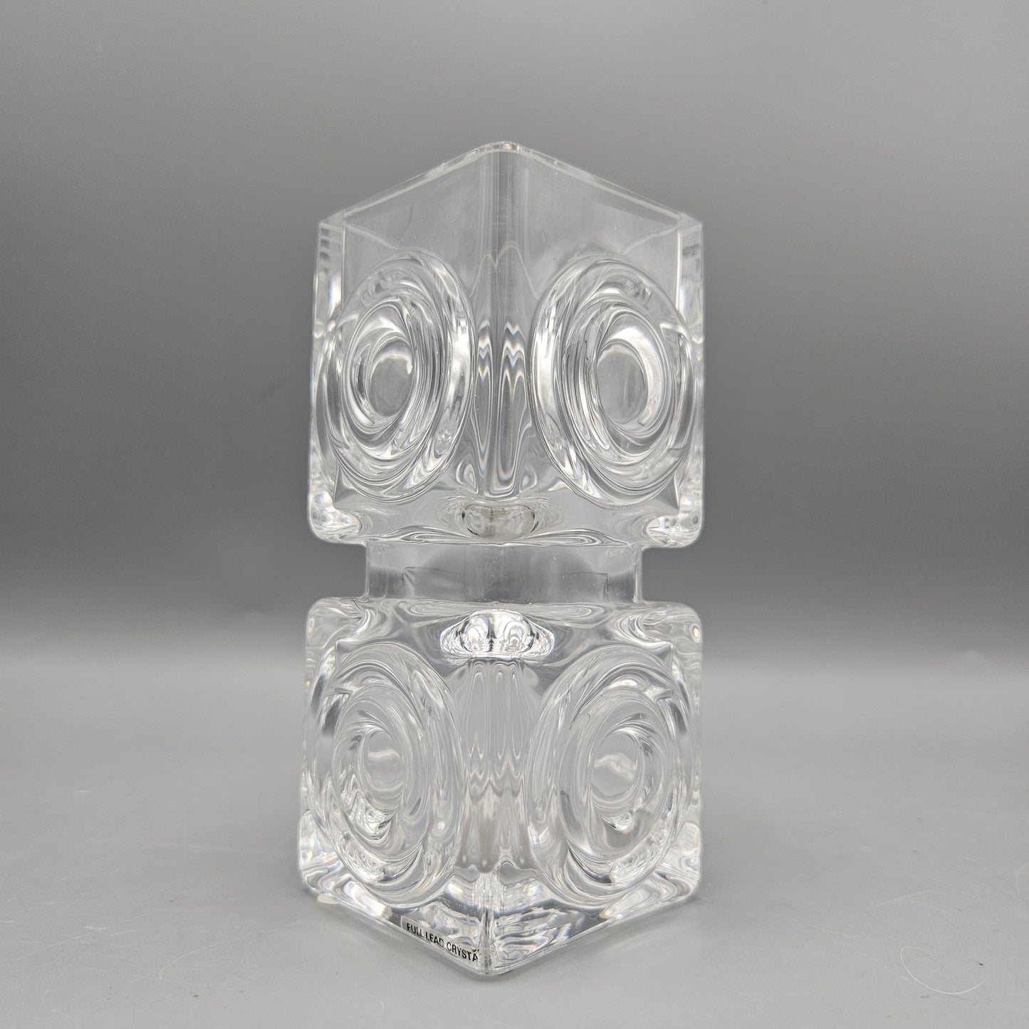 Bengt Edenfalk for Skruf Crystal "Traffic Light" Vase