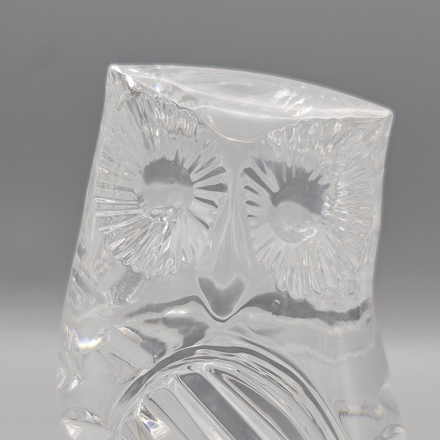 Waterford Crystal Owl Figural Paperweight