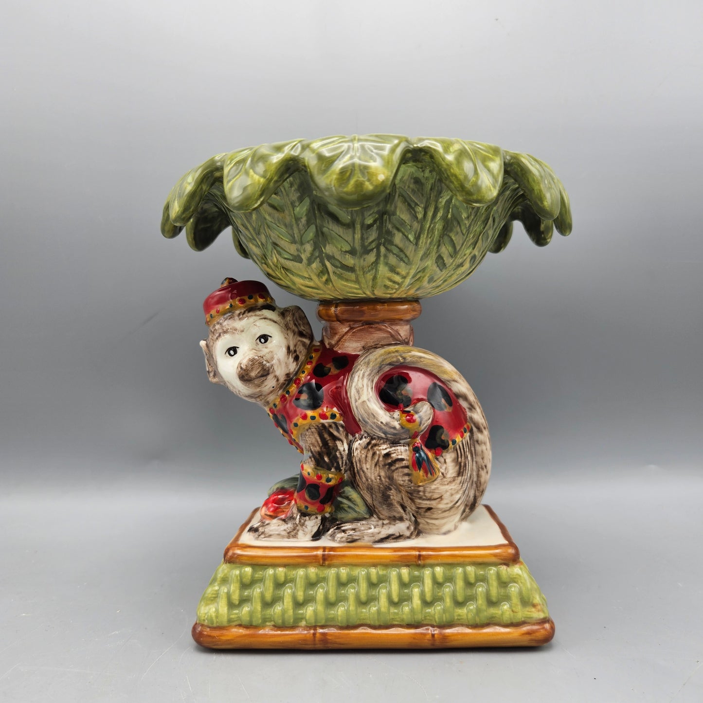 Raymond Waits Monkey and Palm Tree Dish - Chinosiere Style (Multiple Available)