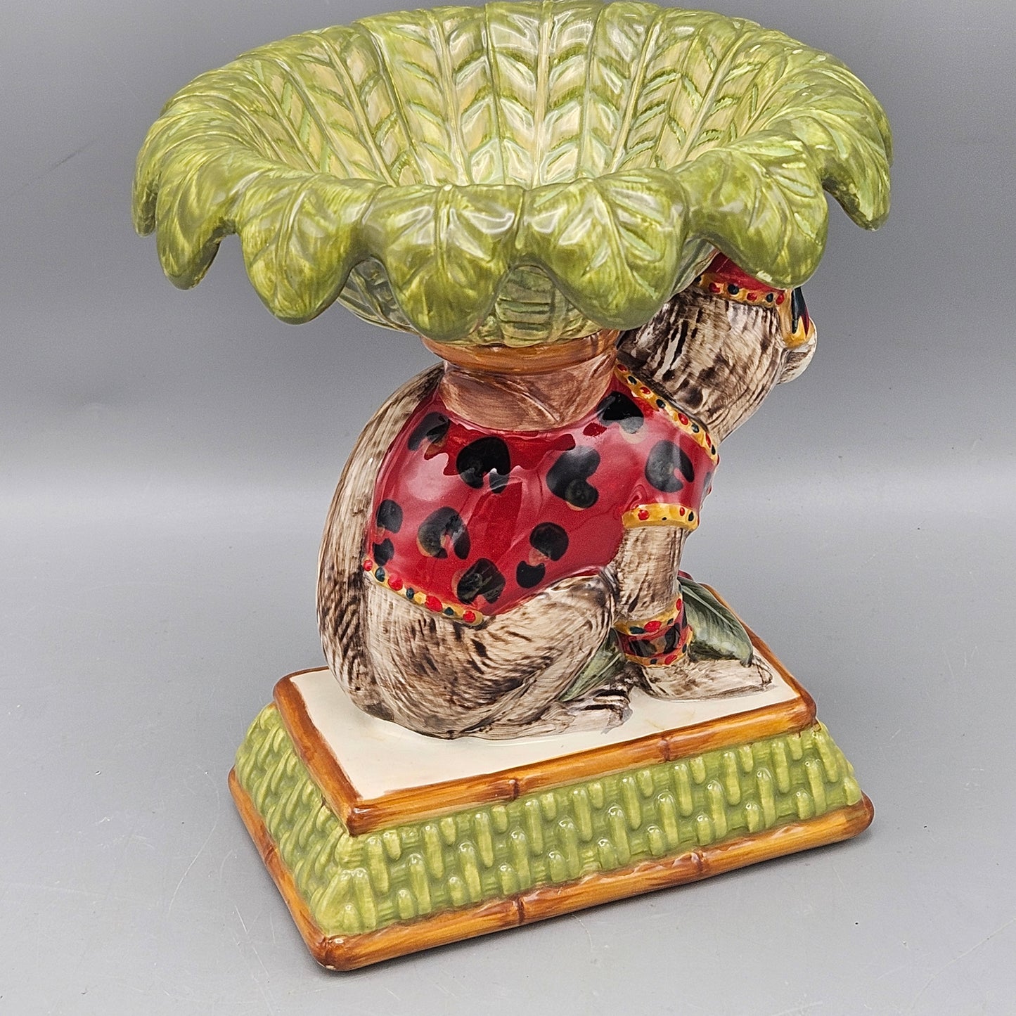 Raymond Waits Monkey and Palm Tree Dish - Chinosiere Style (Multiple Available)