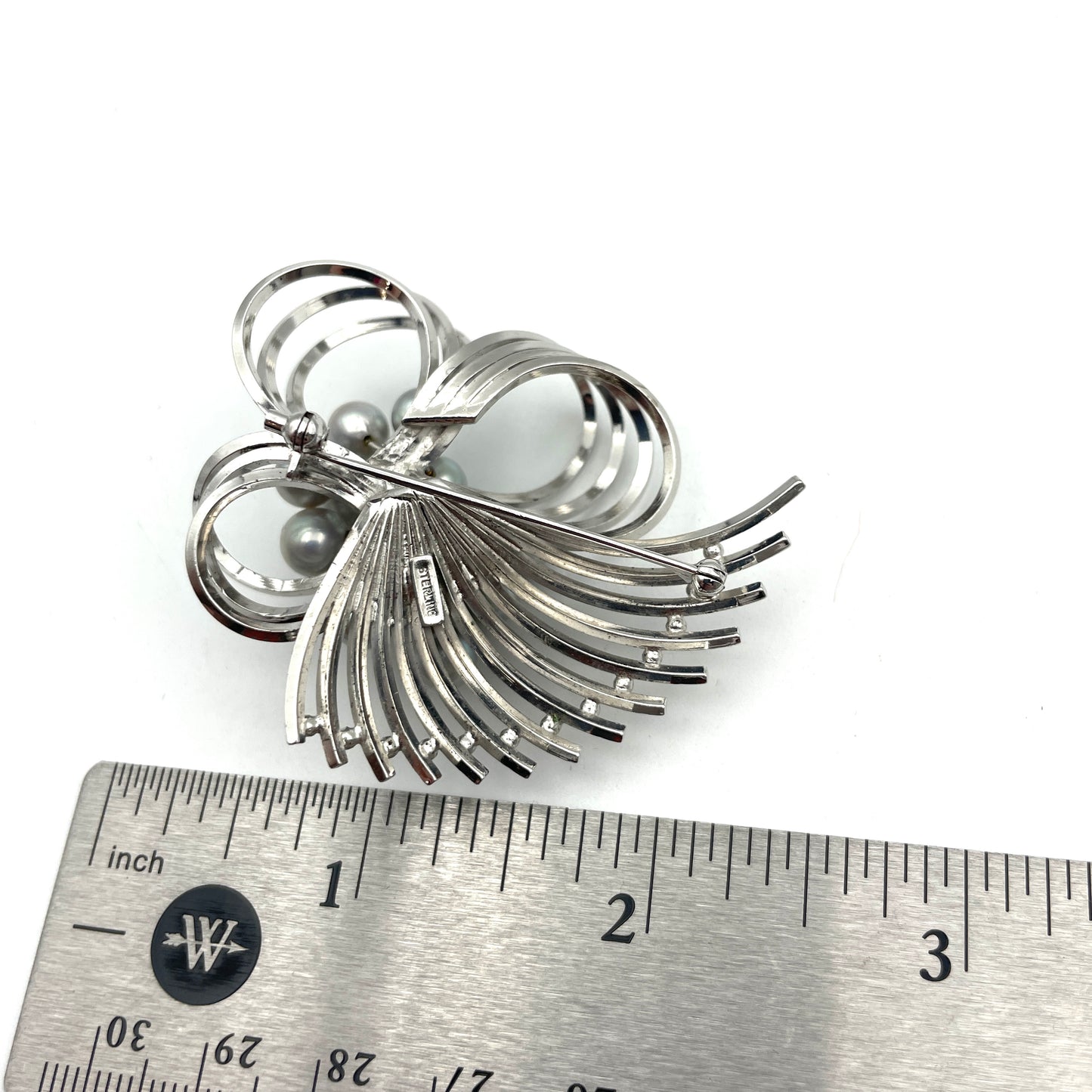 Sterling Silver Elegant Pin