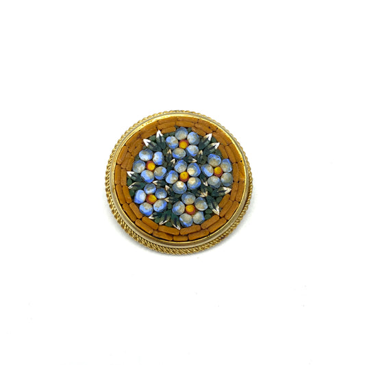 Vintage Micromosaic Pin