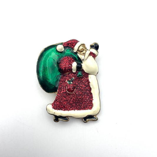 Santa Claus Christmas Pin