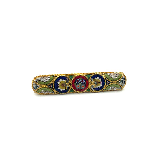 Vintage Micromosaic Pin