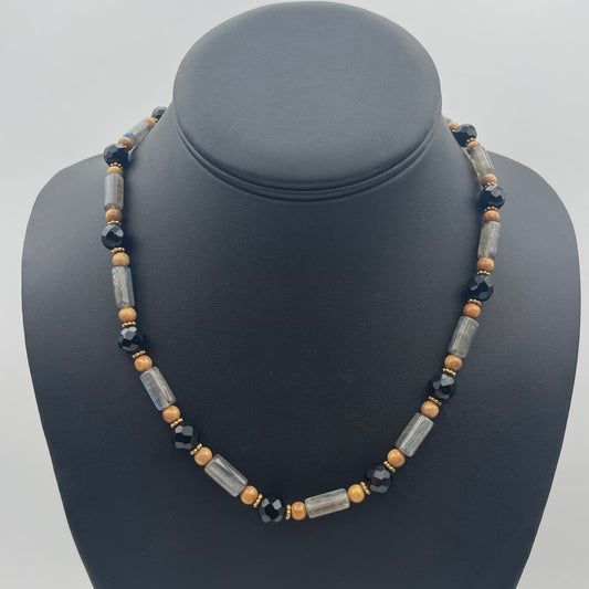 Vintage 18" Stone Beaded Necklace
