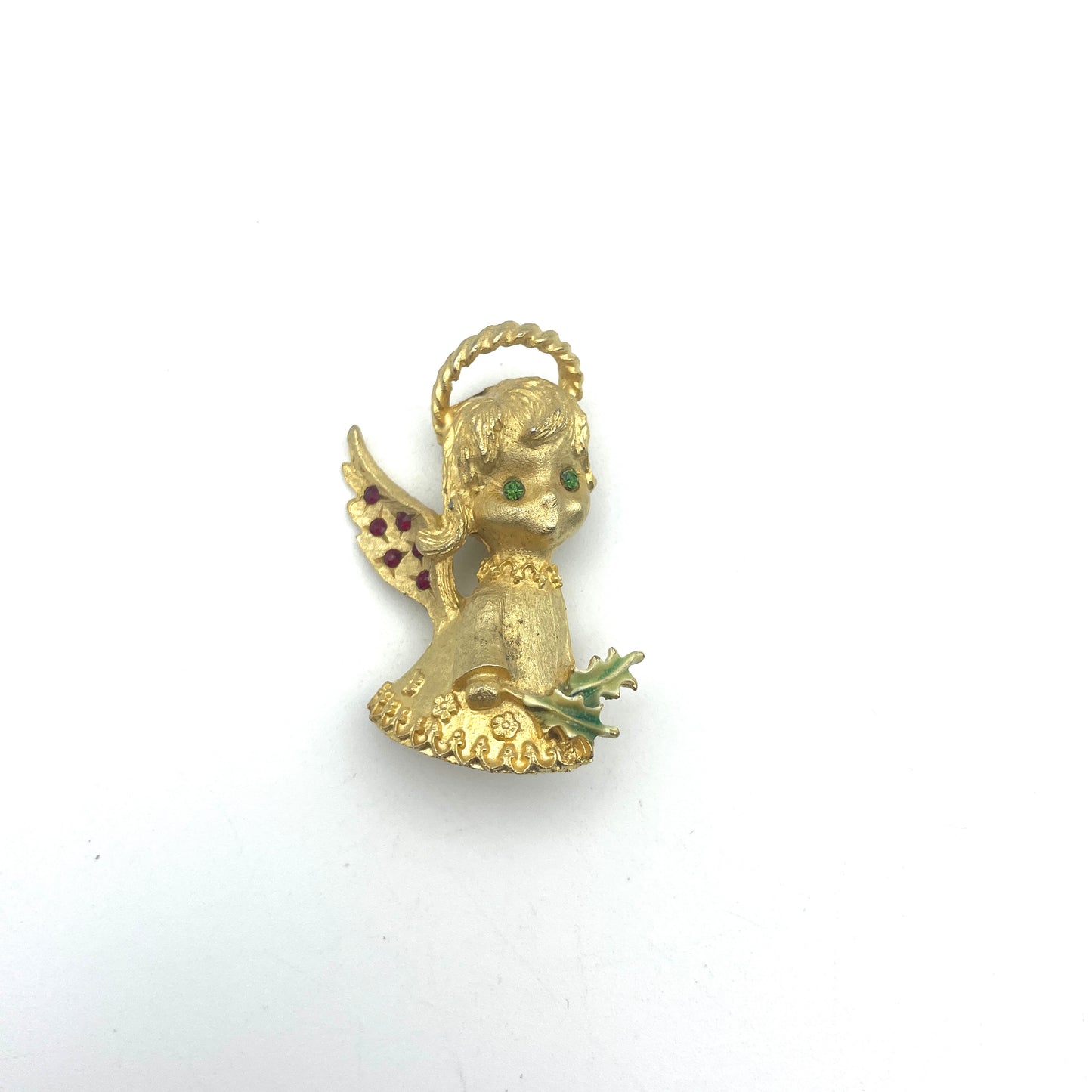 Vintage Angel Christmas Pin