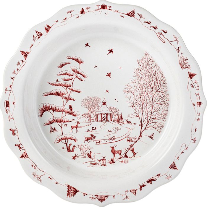 Juliska Country Estate Winter Frolic Pie Dish