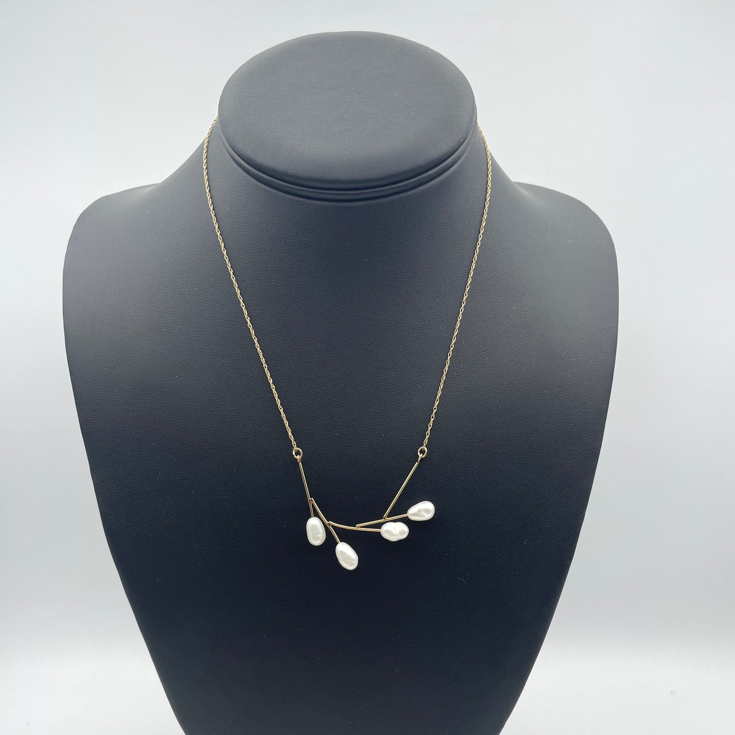 14K Gold & Pearl Necklace