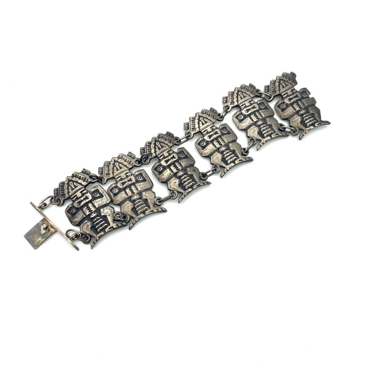 Vintage Tribal Figures Bracelet