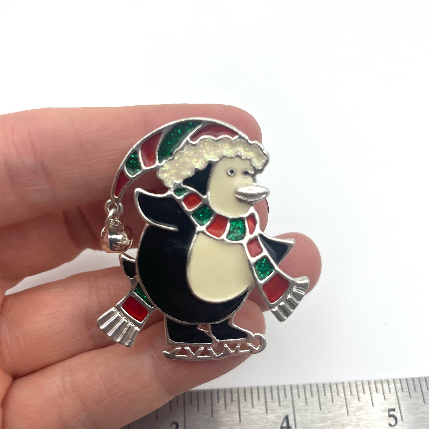 Penguin Christmas Pin