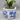 Chinese Hand Painted Blue and White Porcelain Flower Pot with Faux Orchid - ShopSBH