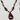 Red Necklace & Dangle Earring Set - ShopSBH