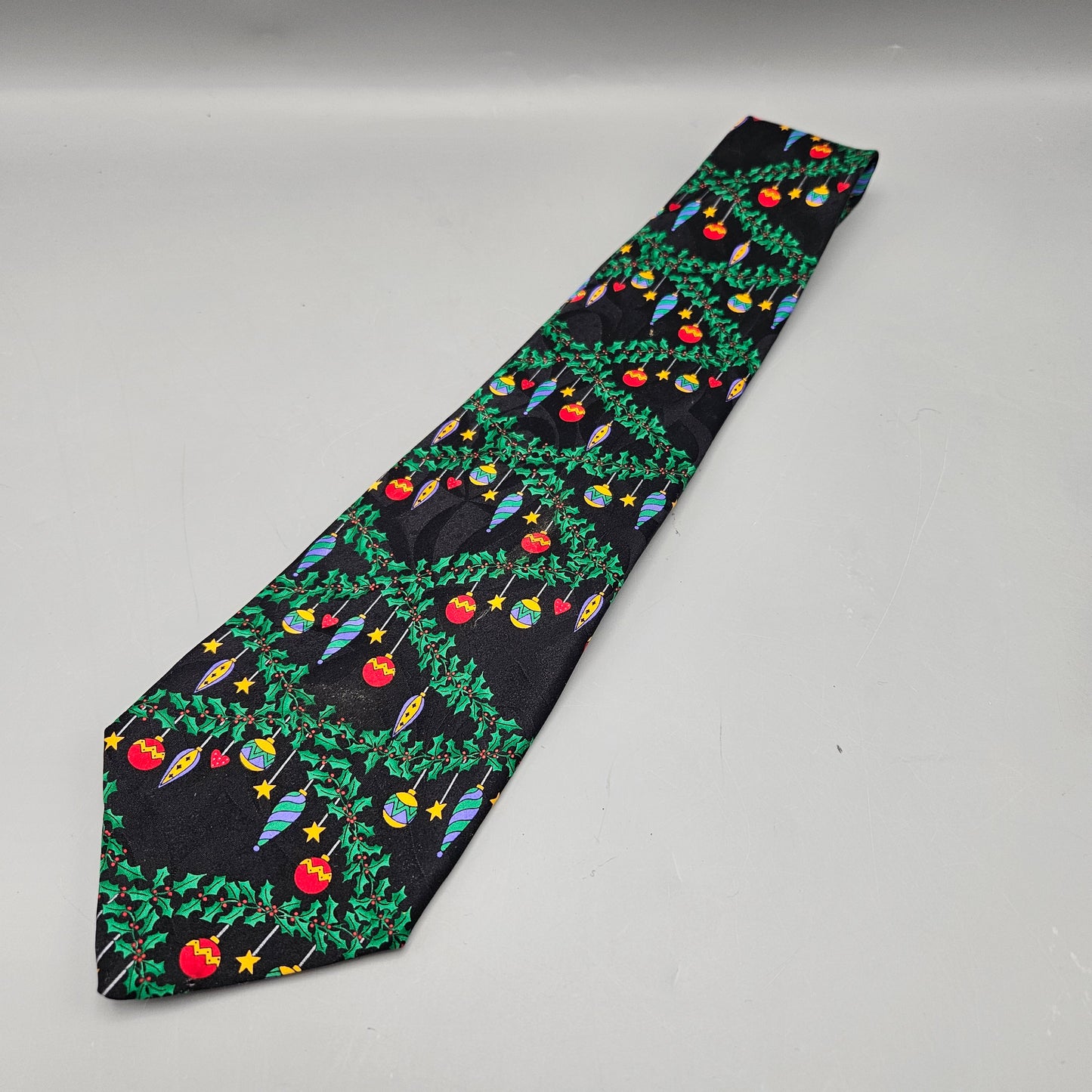 Vintage Robert Talbot Christmas Holiday Tie Neck Tie