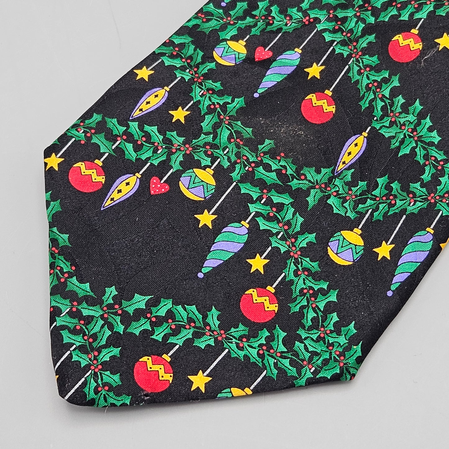 Vintage Robert Talbot Christmas Holiday Tie Neck Tie