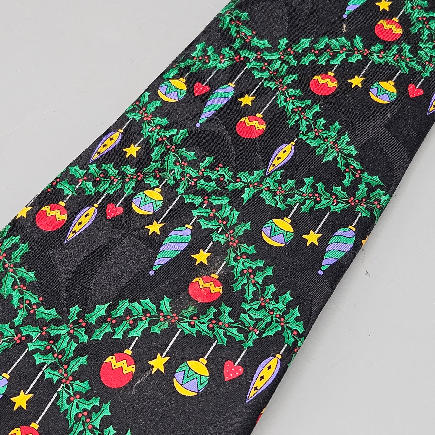 Vintage Robert Talbot Christmas Holiday Tie Neck Tie