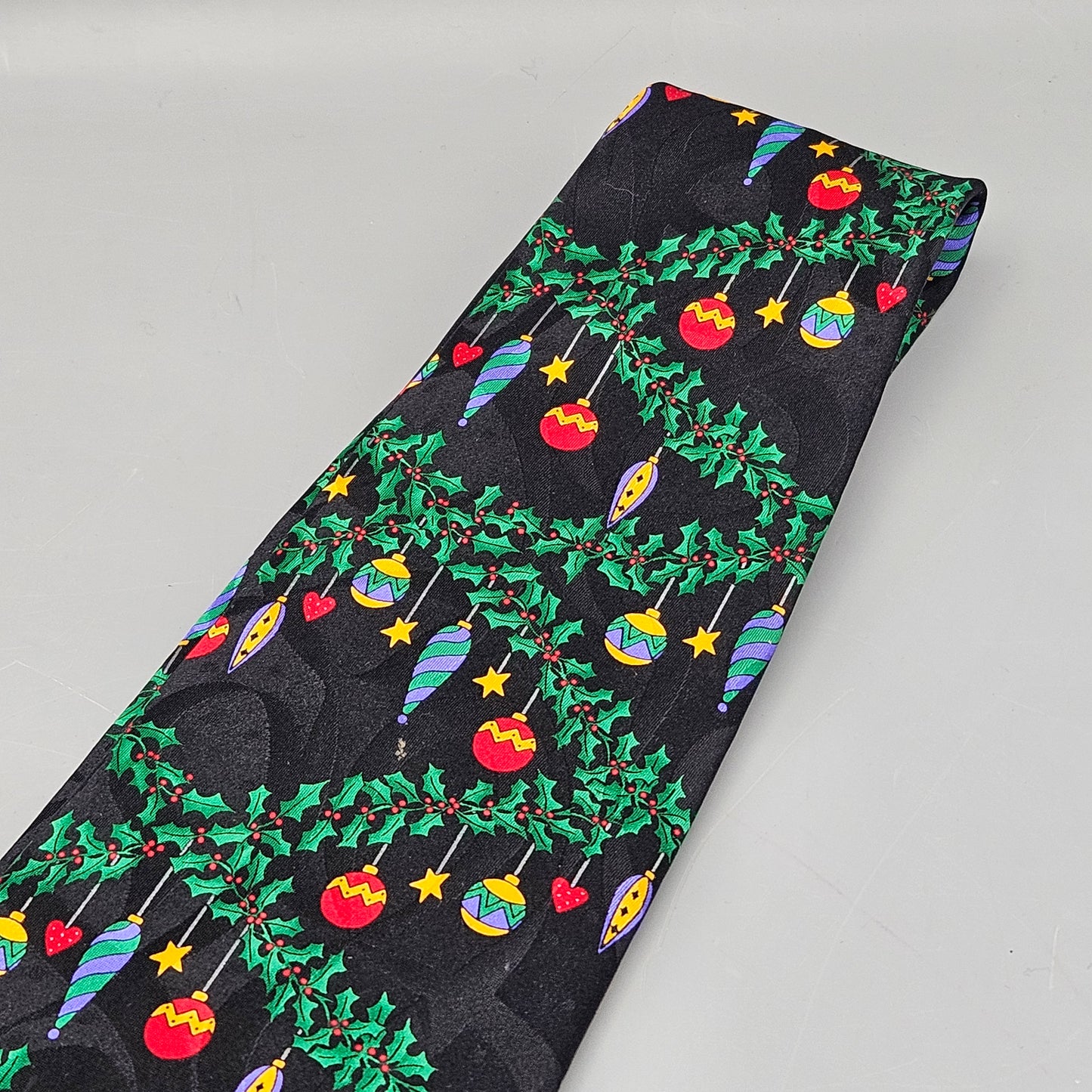 Vintage Robert Talbot Christmas Holiday Tie Neck Tie