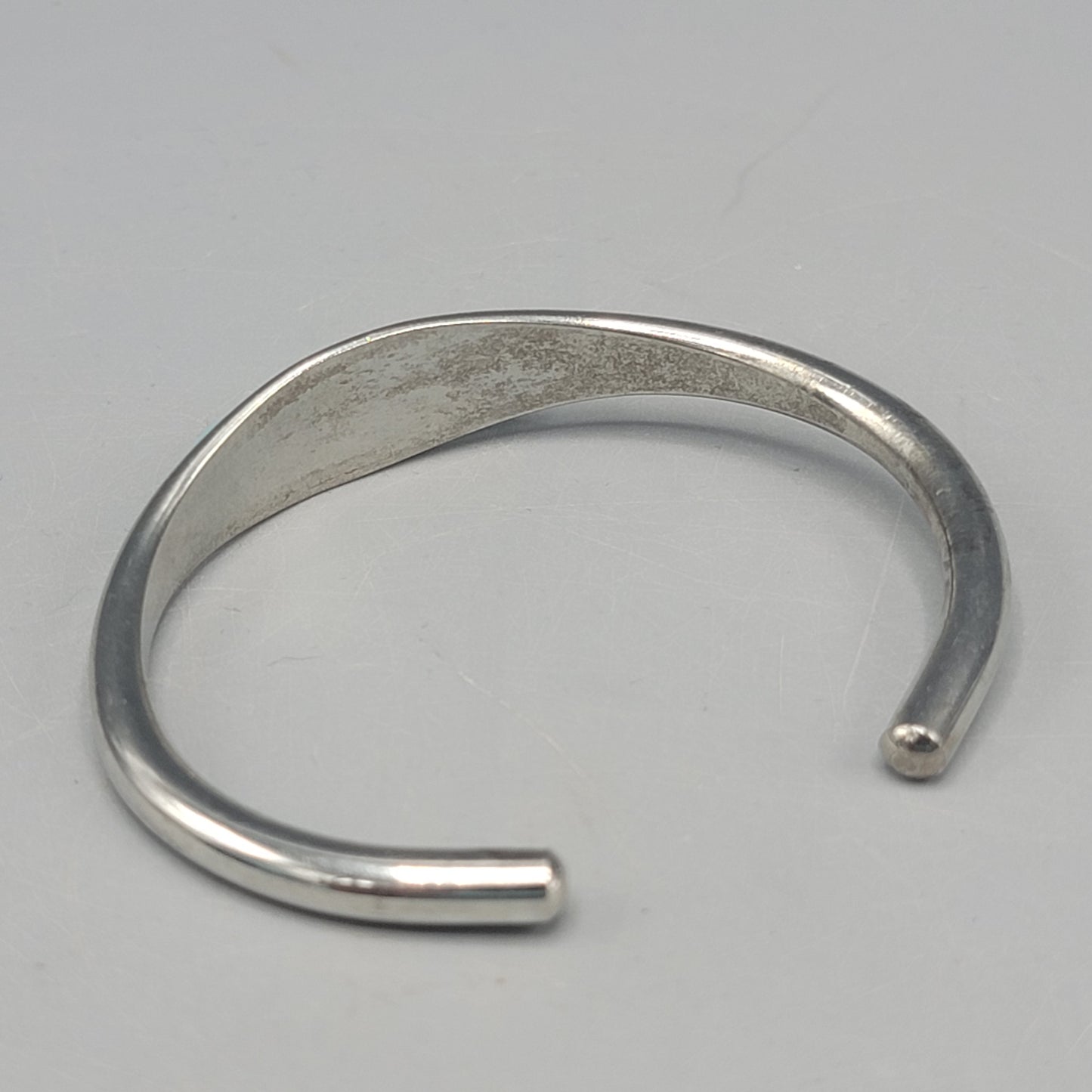 Vintage Silver Bracelet with 3 Stones