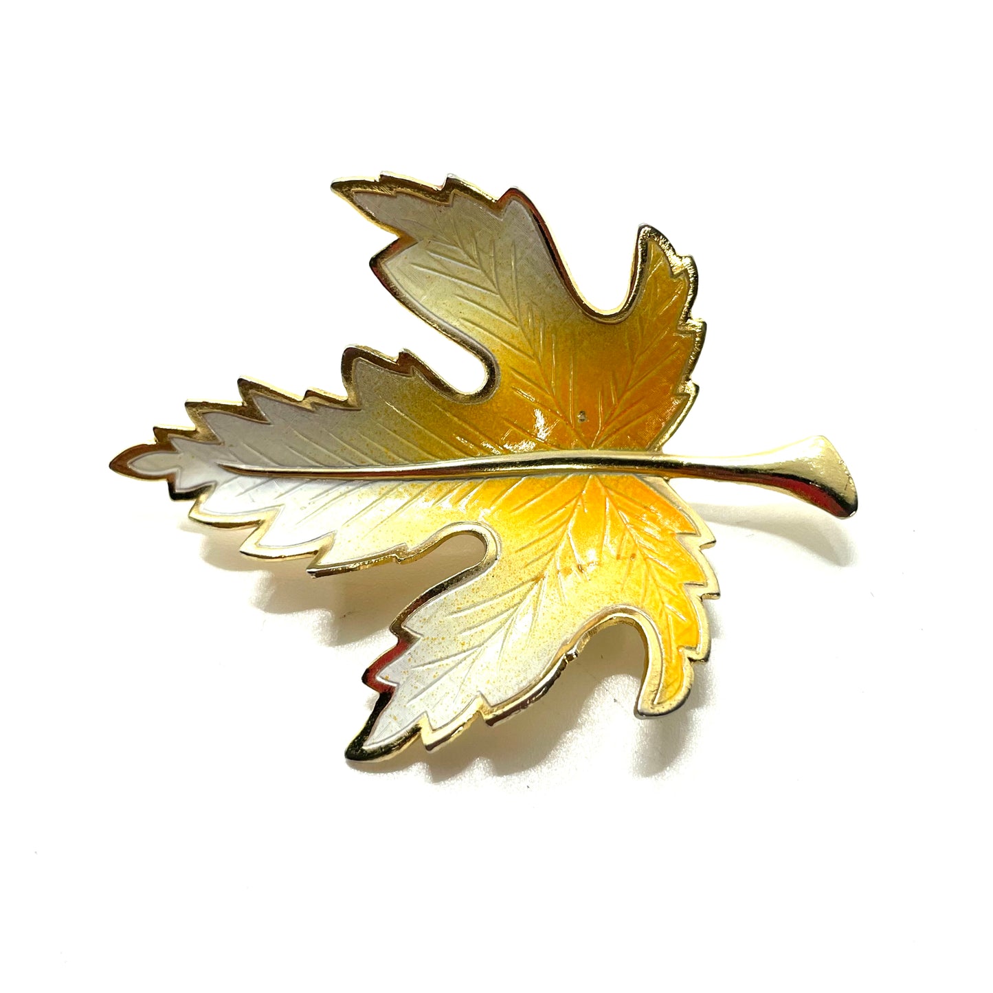 Vintage Enamel Maple Leaf Pin