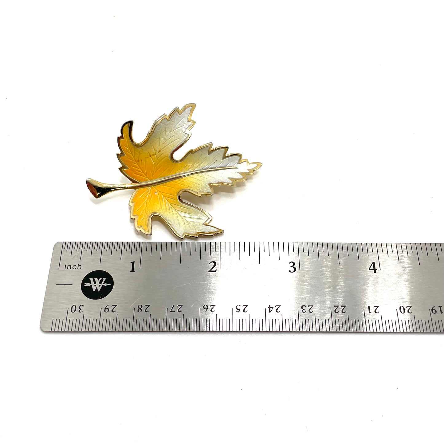 Vintage Enamel Maple Leaf Pin