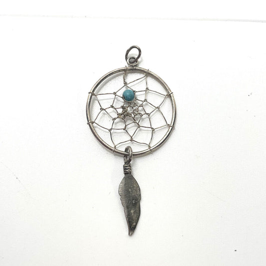 Vintage Dreamcatcher Necklace Pendant