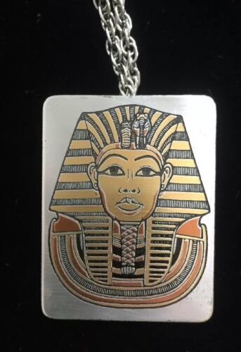 Reed & Baron Damascene Egyptian Necklace / Pin